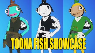 TOONA FISH SKIN SHOWCASE in Fortnite [upl. by Gant858]