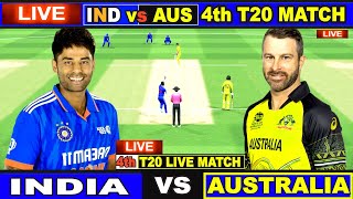 Live IND Vs AUS 4th T20 Match  Live Scores amp Commentary  India Vs Australia  2nd Innings [upl. by Annekam]