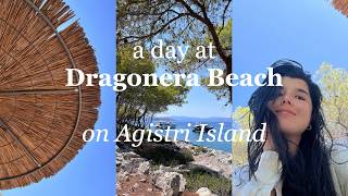 oneday trip from Athens to Agistri Island  Dragonera beach  Greece travel vlog [upl. by Bedell94]