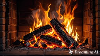 Best Relaxing Fireplace Sounds  Calming Fireplace Noise for Insomnia Deep Sleep and Work Focus 🔥🔥 [upl. by Elatnahc]