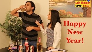 Happy New Year Desi Style   Lalit Shokeen Comedy [upl. by Zwart671]