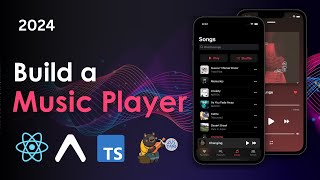 Build a Music Player app with React Native Expo Typescript and Zustand [upl. by Cordelia]