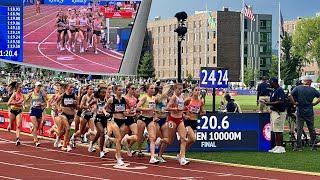 Women’s 10000m FINAL 2024 US Olympic Trials [upl. by Enileve245]