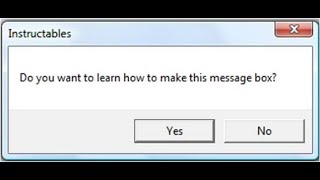 Membuat Message Box dengan Notepad [upl. by Ellynad]