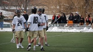 Unbelievable Colorado Lacrosse Fastbreak Goal [upl. by Iroj826]