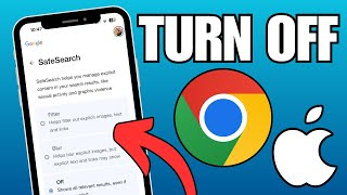 How To Turn Off Safe Search on Google iPhone [upl. by Nomed25]