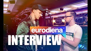 Interview with Mikolas Josef  Eurovision PreParty Riga 2018 [upl. by Jamesy381]