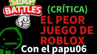 Crítica a slap battles CrackMan ft ElPapu06 [upl. by Bertero]