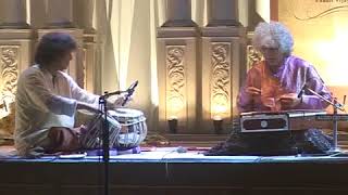 Ustad Zakir Hussain playing complex 7 beat cycles in 9 beats [upl. by Irabaj116]