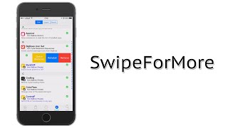 Quickly Install Remove and Queue Packages in Cydia  SwipeForMore Cydia Tweak Review [upl. by Sawtelle182]