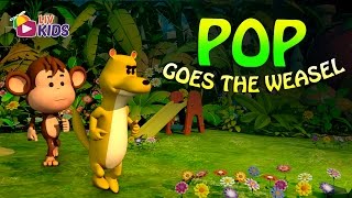 Pop Goes The Weasel with Lyrics  LIV Kids Nursery Rhymes and Songs  HD [upl. by Xam]