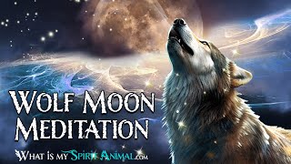 Wolf Moon Meditation Release Fears and Embrace SelfExpression Full Moon Meditation January 2024 [upl. by Compton]