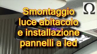 LED abitacolo Fiat Grande Punto Come cambiare le lampadine Abitacolo Tutorial [upl. by Naujaj578]