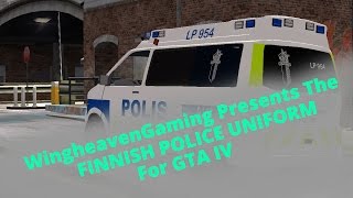 GTA 4 FINNISH POLICE UNIFORMS [upl. by Teriann]