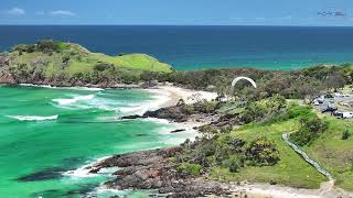 Cabarita Headlands  From above [upl. by Nahtad193]