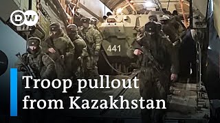 Russialed troops to pull out of Kazakhstan  DW News [upl. by Gleda614]