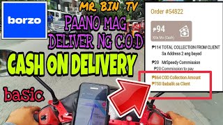 CASH ON DELIVERY FOR RIDERS  Borzo  Mr Speedy  PAANO MAG DELIVER NG COD  STEP BY STEP [upl. by Llieno]