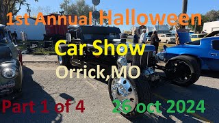 1st Annual Halloween Car Show Orrick MO Part 1 of 4 [upl. by Attlee]