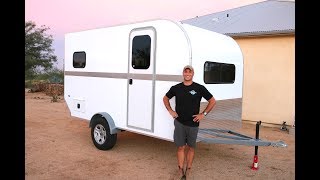 How to Build a DIY Travel Trailer  Insulation WindowsDoor Aluminum Trim Part 3 [upl. by Maxim]