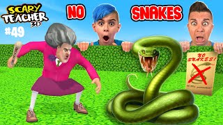 NO SNAKES AT SCARY TEACHERS HOTEL snek No Snake Hotel [upl. by Osanna]