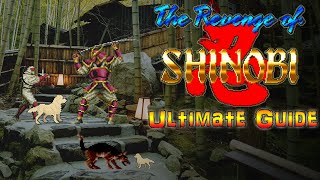 Shinobi The Revenge of Shinobi  Sega Genesis  ULTIMATE GUIDE  ALL Bosses ALL Secrets 100 [upl. by Nancee88]