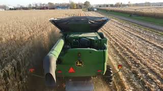 2022 Corn harvesting in Indiana USA [upl. by Aivuy760]