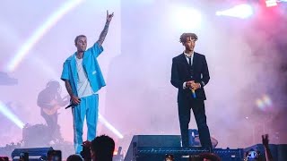 Justin Bieber  Never Say Never ft Jaden 🤩 Live from the Freedom Experience [upl. by Tonry]