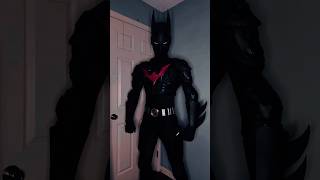 Batman Beyond Suit Up cosplay batman batmanbeyond batmancosplay dcuniverse dccosplay [upl. by Hasty685]