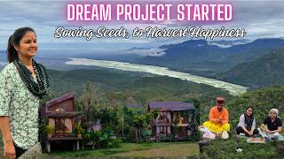 Started our dream project  Bhoomi Pujan  Beautiful scenic views in Monsoon [upl. by Bonn]