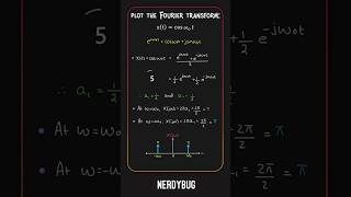 Fourier Transform  Signals and Systems  NerdyBug shorts [upl. by Amrac]