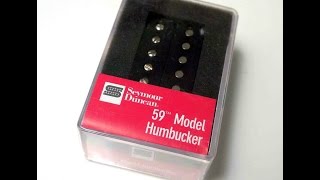 seymour duncan sh1n 59 Model For neck Guitar Pickup Review [upl. by Imoin]