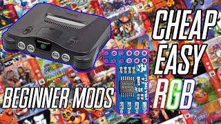 The Nintendo 64  Cheapest RGB Mod That ROCKS [upl. by Dame]