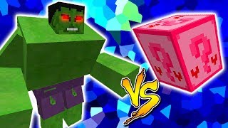 HULK VS LUCKY BLOCK AMOR MINECRAFT LUCKY BLOCK CHALLENGE [upl. by Hakaber116]