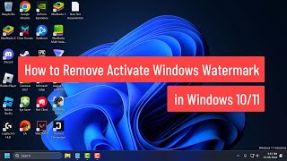 How to Remove Activate Windows Go to Settings to Activate Windows Watermark in Windows 1011 [upl. by Hafital156]