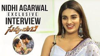 Savyasachi Actress Nidhi Agarwal Exclusive Interview  Mr Majnu  Super Fun  Manastars [upl. by Ecinad]