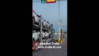 Shanghai TrailerAutomobile Transport Trailer ManufacturerReceived consistent praise from customers [upl. by Yruok]