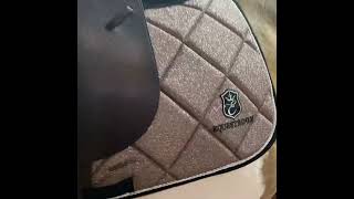 Saddling Zelda in her equestroom saddle pad 🤩 [upl. by Sremlahc692]