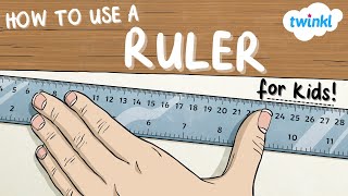 How to Use a Ruler  Math Videos for Kids  Data and Measurement  Geometry for Kids  Twinkl USA [upl. by Anaugahs]