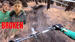 ENDURO MOUNTAIN BIKE RACING IS BRUTAL [upl. by Nosinned499]