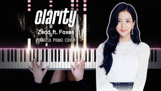 Jisoo  Clarity Ori by Zedd ft Foxes  Piano Cover by Pianella Piano [upl. by Saoj]