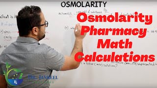 Osmolarity For Pharmacy Students  Technicians amp Interns  PTCB amp Naplex Exams [upl. by Kirby]