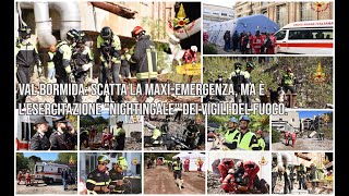 Val Bormida scatta la maxiemergenza ma è lesercitazione quotNightingalequot dei Vigili del fuoco [upl. by Charbonnier549]