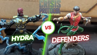 Hydra Vs Defenders  Marvel Crisis Protocol Battle Report 58 [upl. by Aznaed]