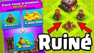 Clash of Clans MAX de Gemmes mise à jour  Tours à bombes  nouvelles troupes et plus [upl. by Akinwahs]