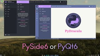 PyDracula  Modern Gui Python  Flat Style  Qt DesignerPySide6 or PyQt6  FREE DOWNLOAD [upl. by Trixi]