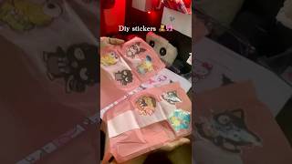 Diy stickers making 🧸🎁 arcticmonkeys stickers diycrafts aestheticcute trendingshorts [upl. by Horst]