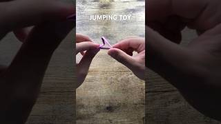 HOW TO MAKE JUMPING TOY ARROWHEAD ORIGAMI  PAPER TOYS TUTORIAL ANTISTRESS ORIGAMI TOY FOLDING [upl. by Emmery382]