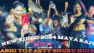 Abhi to🥰 party shuru 😻Hui hai ek ❤️video Maya Raju RK 4 dance raju dance song 😻🫣🤗😍🥰😘 [upl. by Anma]