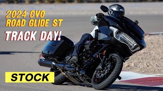 I TEST RODE A 2024 Harley CVO Road Glide ST ON A RACE TRACK [upl. by Sehcaep]