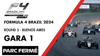 F4 Brasil 2024  Round 5 Buenos Aires  Gara 1 [upl. by Zoubek]